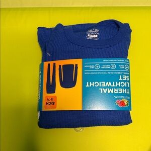 Fruit of the Loom Royal Blue Thermal Set